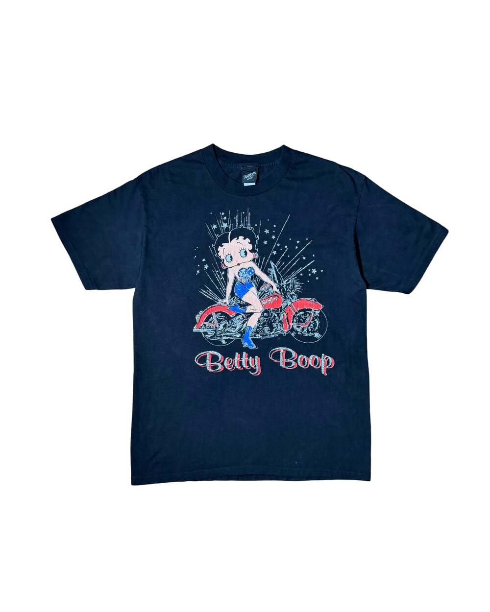 Vintage 1994 Betty Boop Motorcycle Glitter Tee